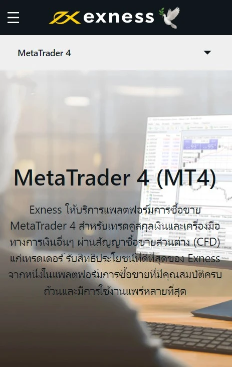 Exness MetaTrader 4 (MT4)
